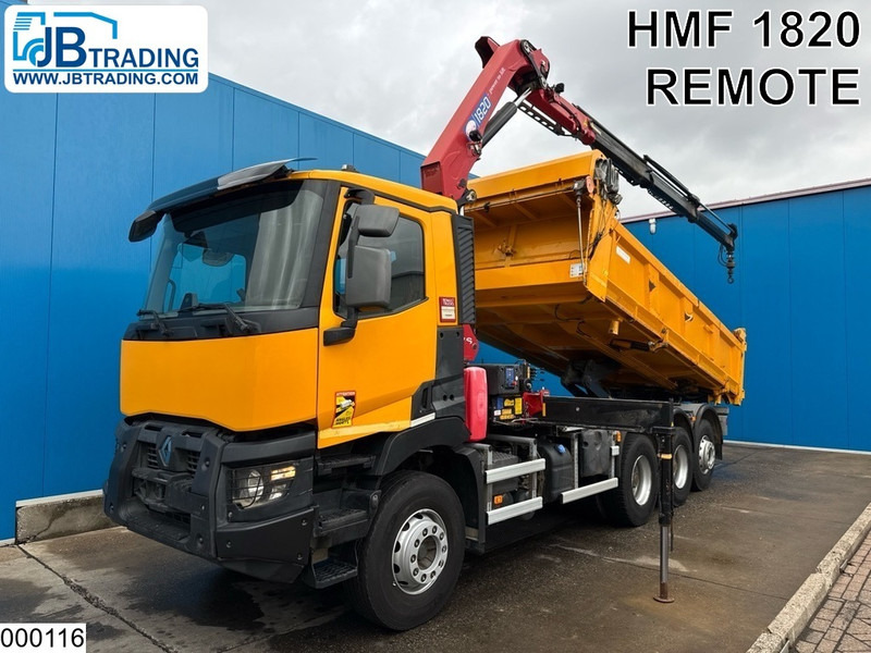 Renault C 430 8x4, EURO 6, HMF, Garnier - מזהיר, משאית מנוף: תמונה 1 Renault C 430 8x4, EURO 6, HMF, Garnier - מזהיר, משאית מנוף: תמונה 1