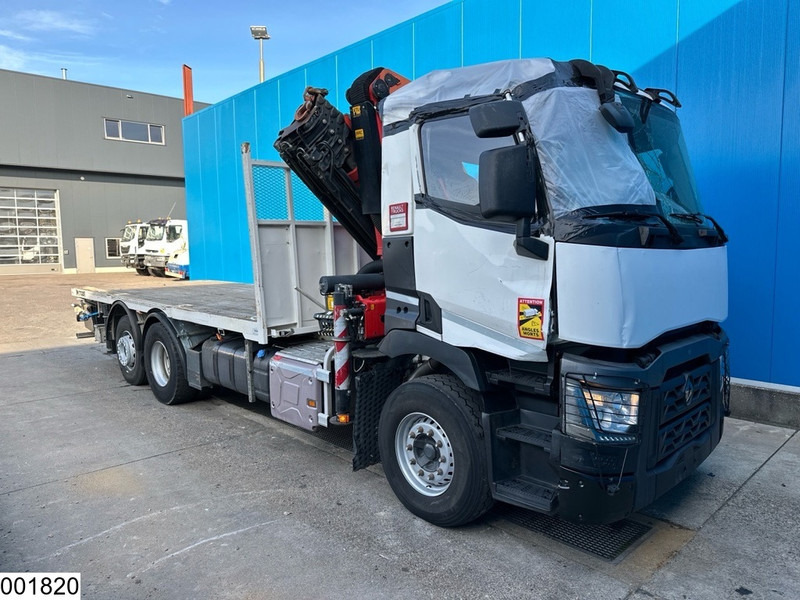 Renault C 460 6x2, EURO 6, Palfinger, Retarder - משאית צד נופל/ שטוחה, משאית מנוף: תמונה 3 Renault C 460 6x2, EURO 6, Palfinger, Retarder - משאית צד נופל/ שטוחה, משאית מנוף: תמונה 3