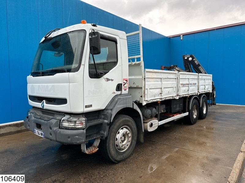 Renault Kerax 370 6x4, Manual, Fassi, Remote, Steelsuspension - משאית צד נופל/ שטוחה, משאית מנוף: תמונה 3 Renault Kerax 370 6x4, Manual, Fassi, Remote, Steelsuspension - משאית צד נופל/ שטוחה, משאית מנוף: תמונה 3