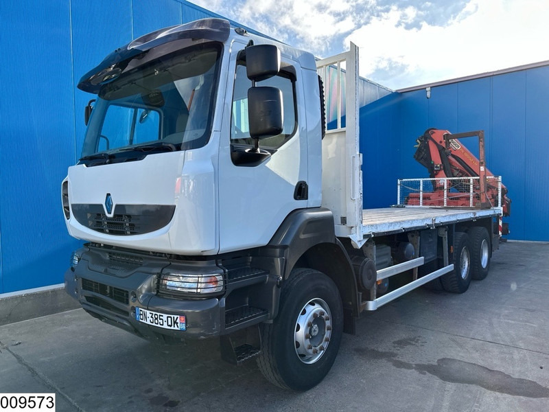 Renault Kerax 380 Dxi 6X4, EURO 6, Retarder, Palfinger, Remote - משאית צד נופל/ שטוחה, משאית מנוף: תמונה 3 Renault Kerax 380 Dxi 6X4, EURO 6, Retarder, Palfinger, Remote - משאית צד נופל/ שטוחה, משאית מנוף: תמונה 3