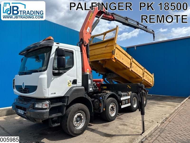 Renault Kerax 450 Dxi 8X4, Manual, Steel suspension, Retarder - מזהיר, משאית מנוף: תמונה 1 Renault Kerax 450 Dxi 8X4, Manual, Steel suspension, Retarder - מזהיר, משאית מנוף: תמונה 1