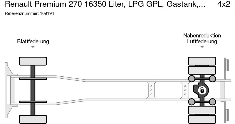הַחכָּרָה Renault Premium 270 16350 Liter, LPG GPL, Gastank, Manual Renault Premium 270 16350 Liter, LPG GPL, Gastank, Manual: תמונה 13