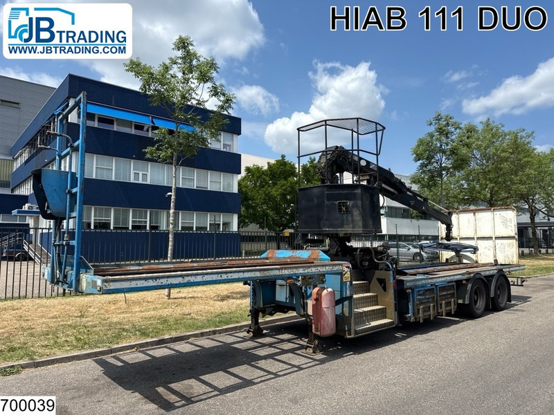 Samro open laadbak Hiab - סמיטריילר צד נופל/ שטוח: תמונה 1 Samro open laadbak Hiab - סמיטריילר צד נופל/ שטוח: תמונה 1