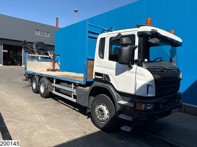Scania P 410 6x4, EURO 6, Retarder, HIAB, Remote - משאית צד נופל/ שטוחה, משאית מנוף: תמונה 4 Scania P 410 6x4, EURO 6, Retarder, HIAB, Remote - משאית צד נופל/ שטוחה, משאית מנוף: תמונה 4