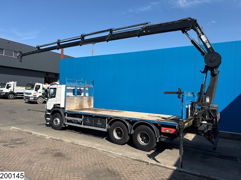 Scania P 410 6x4, EURO 6, Retarder, HIAB, Remote - משאית צד נופל/ שטוחה, משאית מנוף: תמונה 2 Scania P 410 6x4, EURO 6, Retarder, HIAB, Remote - משאית צד נופל/ שטוחה, משאית מנוף: תמונה 2