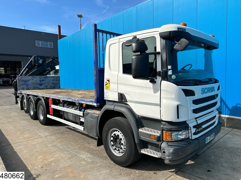 Scania P 410 8x4, EURO 6, HIAB, Remote, Steeringaxle - משאית צד נופל/ שטוחה, משאית מנוף: תמונה 4 Scania P 410 8x4, EURO 6, HIAB, Remote, Steeringaxle - משאית צד נופל/ שטוחה, משאית מנוף: תמונה 4