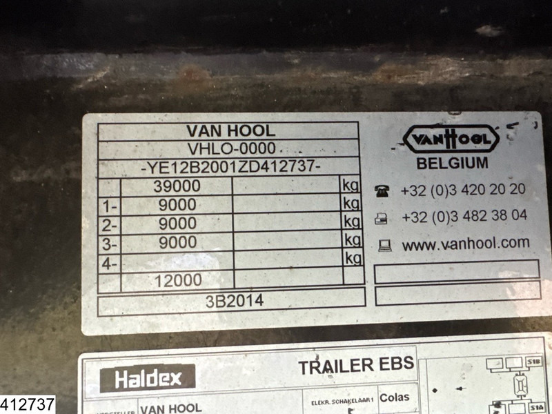 Van Hool gesloten bak - סמיטריילר בתיבה סגורה: תמונה 4 Van Hool gesloten bak - סמיטריילר בתיבה סגורה: תמונה 4