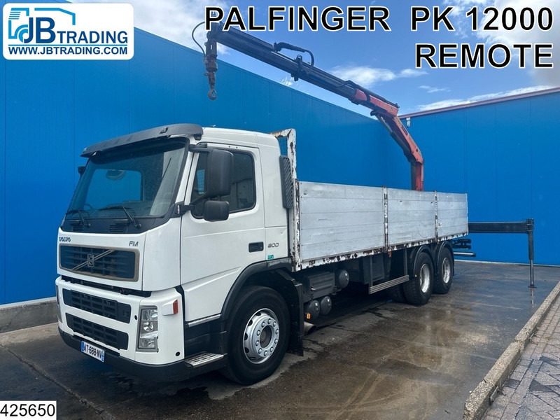 Volvo FM 300 6 X 2, Manual, Steel suspension, Palfinger - משאית צד נופל/ שטוחה, משאית מנוף: תמונה 1 Volvo FM 300 6 X 2, Manual, Steel suspension, Palfinger - משאית צד נופל/ שטוחה, משאית מנוף: תמונה 1