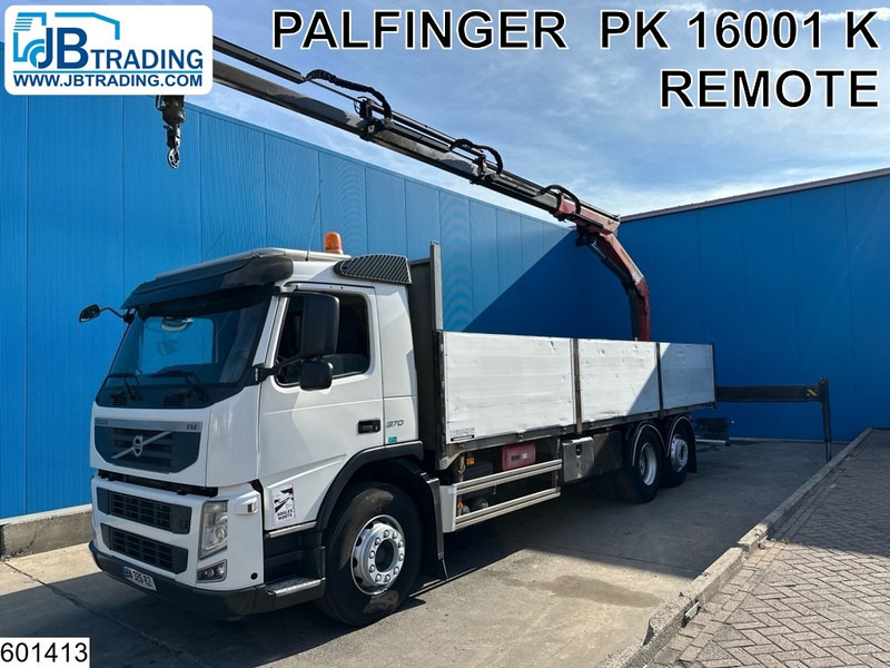 Volvo FM 370 6X2, EURO 5, Palfinger, Remote - משאית צד נופל/ שטוחה, משאית מנוף: תמונה 1 Volvo FM 370 6X2, EURO 5, Palfinger, Remote - משאית צד נופל/ שטוחה, משאית מנוף: תמונה 1