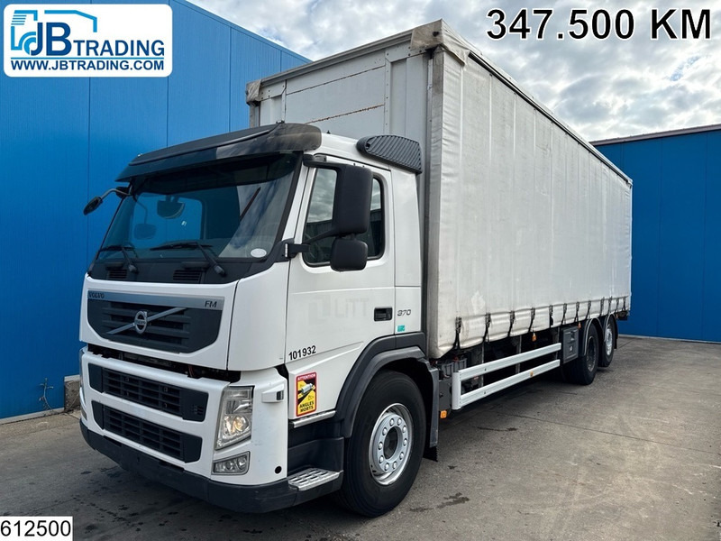 Volvo FM 370 EURO 5, Manual - משאית וילונות צד: תמונה 1 Volvo FM 370 EURO 5, Manual - משאית וילונות צד: תמונה 1