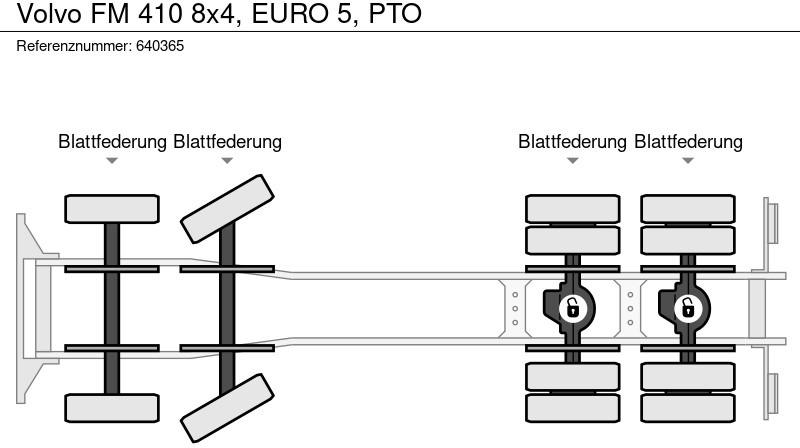 משאית עם שלדת תא Volvo FM 410 8x4, EURO 5, PTO: תמונה 14 משאית עם שלדת תא Volvo FM 410 8x4, EURO 5, PTO: תמונה 14