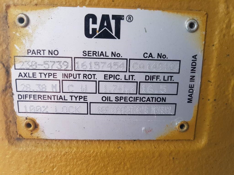Cat 422/428/432-230-5739-Axle/Achse/As - סרן וחלקים עבור מכונת בנייה: תמונה 5 Cat 422/428/432-230-5739-Axle/Achse/As - סרן וחלקים עבור מכונת בנייה: תמונה 5