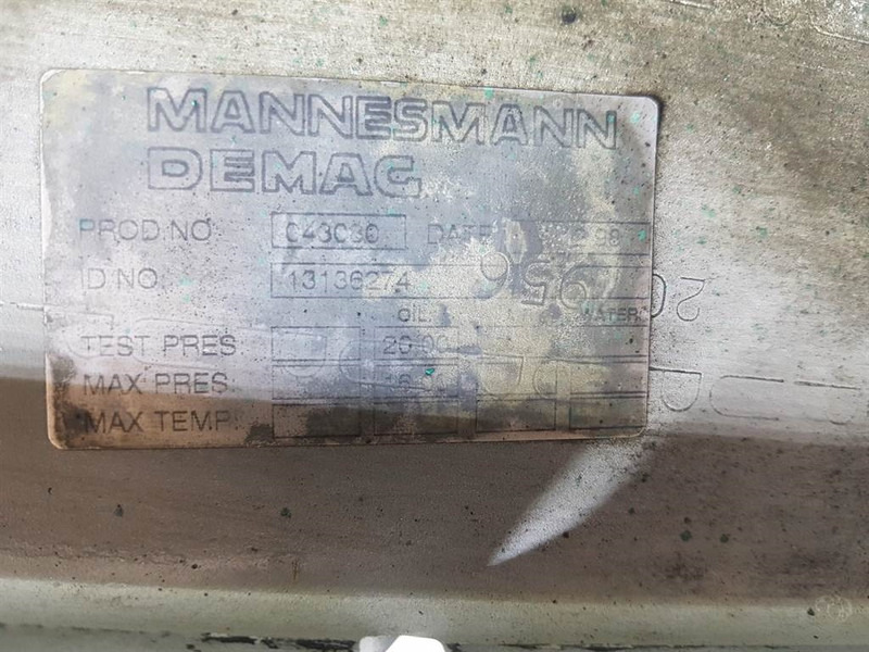 Demag 13136274 - Oil cooler/Ölkühler/Oliekoeler - חלקי הידרוליקה עבור מכונת בנייה: תמונה 4 Demag 13136274 - Oil cooler/Ölkühler/Oliekoeler - חלקי הידרוליקה עבור מכונת בנייה: תמונה 4