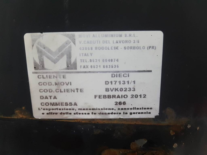 Dieci Telehandler-BVK0233-Cooler/Kühler/Koeler - מנוע וחלקים עבור מכונת בנייה: תמונה 3 Dieci Telehandler-BVK0233-Cooler/Kühler/Koeler - מנוע וחלקים עבור מכונת בנייה: תמונה 3