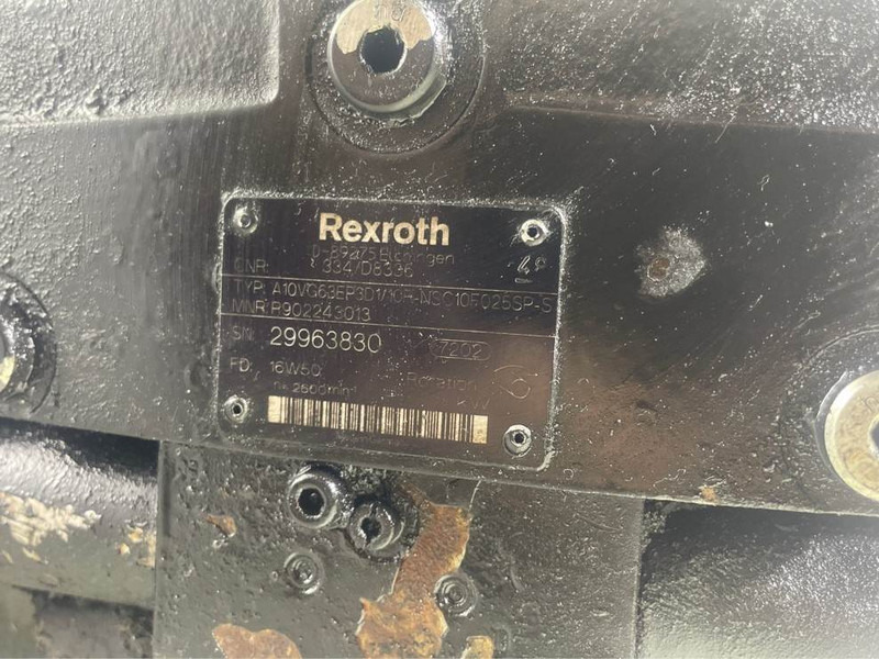 חלקי הידרוליקה עבור מכונת בנייה JCB 525-60-Rexroth A10VG63EP3D1/10R-Drive pump/Rijpomp: תמונה 8