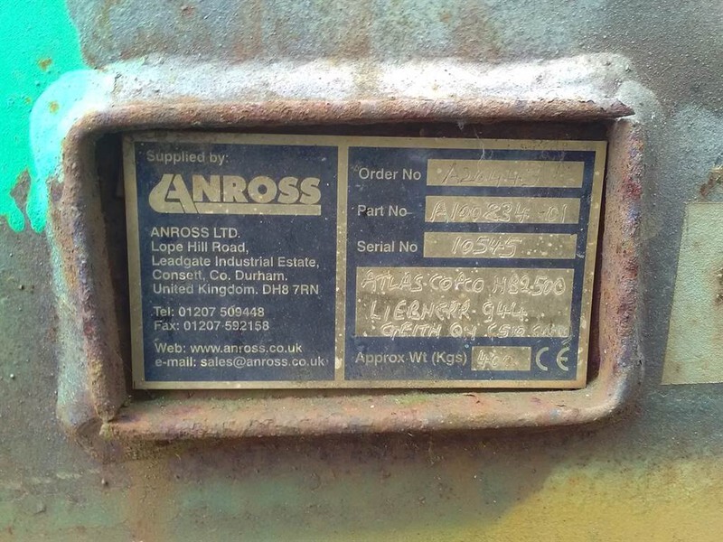Liebherr 944-Atlas copco HB2500-Adaptor plate/Quick coupler - מצמד מהיר: תמונה 2 Liebherr 944-Atlas copco HB2500-Adaptor plate/Quick coupler - מצמד מהיר: תמונה 2
