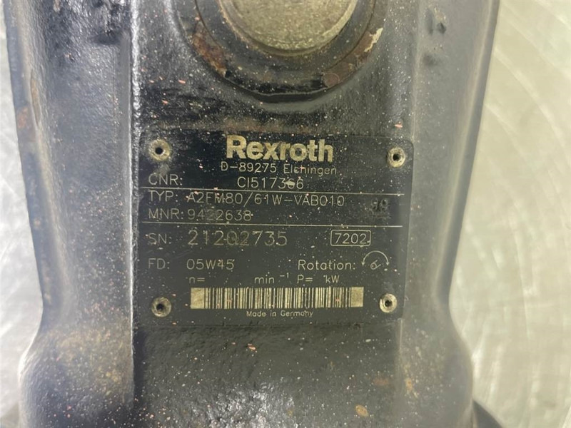 Manitou 160ATJ-Rexroth A2FM80/61W-Drive motor/Fahrmotor - חלקי הידרוליקה עבור מכונת בנייה: תמונה 4 Manitou 160ATJ-Rexroth A2FM80/61W-Drive motor/Fahrmotor - חלקי הידרוליקה עבור מכונת בנייה: תמונה 4