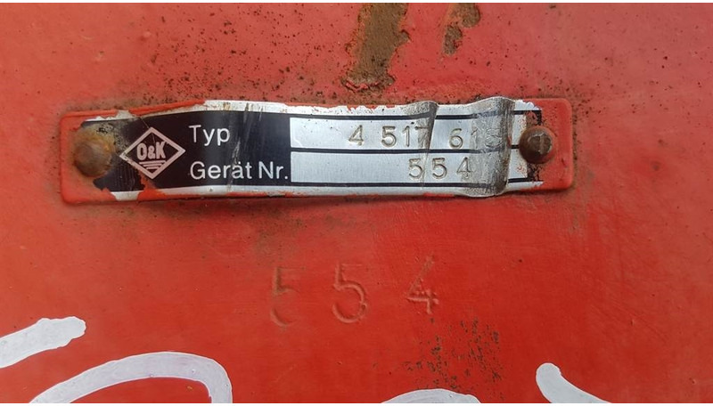 O & K 4517615 - O&K L 35 - Axle/Achse/As - סרן וחלקים עבור מכונת בנייה: תמונה 5 O & K 4517615 - O&K L 35 - Axle/Achse/As - סרן וחלקים עבור מכונת בנייה: תמונה 5
