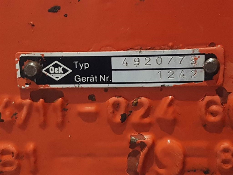 O & K L15B - 4920775 - Axle/Achse/As - סרן וחלקים עבור מכונת בנייה: תמונה 5 O & K L15B - 4920775 - Axle/Achse/As - סרן וחלקים עבור מכונת בנייה: תמונה 5
