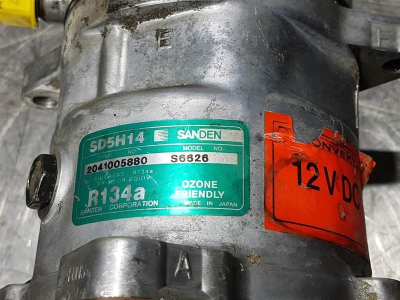 SANDEN SD5H14-S6626-Compressor/Kompressor/Aircopom - מדחס מזגן עבור מכונת בנייה: תמונה 4 SANDEN SD5H14-S6626-Compressor/Kompressor/Aircopom - מדחס מזגן עבור מכונת בנייה: תמונה 4
