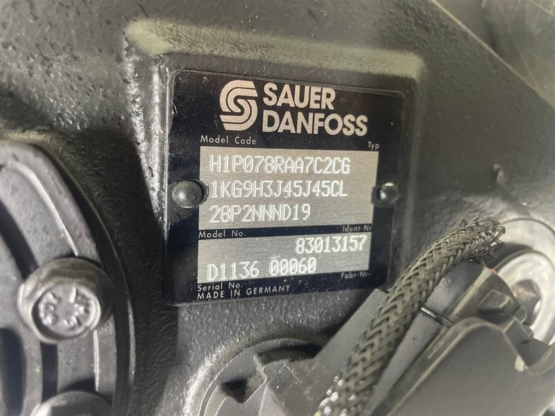 Sauer Danfoss H1P078R-83013157-Drive pump/Fahrpumpe/Rijpomp - חלקי הידרוליקה עבור מכונת בנייה: תמונה 4 Sauer Danfoss H1P078R-83013157-Drive pump/Fahrpumpe/Rijpomp - חלקי הידרוליקה עבור מכונת בנייה: תמונה 4