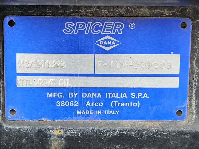 סרן וחלקים עבור מכונת בנייה Spicer Dana 112/10141922 - Axle/Achse/As: תמונה 6