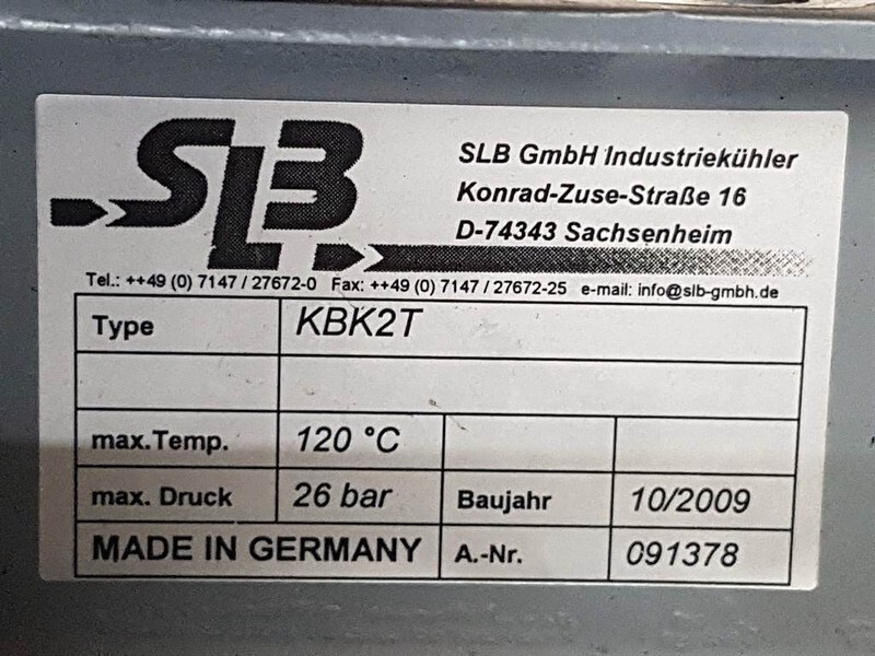 Zettelmeyer ZL-SLB KBK2T-091378-Cooler/Kühler/Koeler - מנוע עבור מכונת בנייה: תמונה 4 Zettelmeyer ZL-SLB KBK2T-091378-Cooler/Kühler/Koeler - מנוע עבור מכונת בנייה: תמונה 4