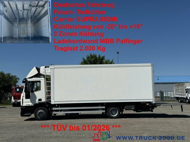 Iveco 120E22 Frisch- Tiefkühler Supra850MT 3Zonen +LBW - משאית קירור: תמונה 1 Iveco 120E22 Frisch- Tiefkühler Supra850MT 3Zonen +LBW - משאית קירור: תמונה 1