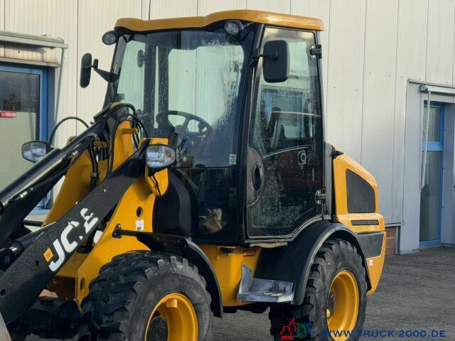 מעמיס גלגלים JCB 407 T4 4x4 Radlader Schutzkabine Schaufel +Gabel: תמונה 9
