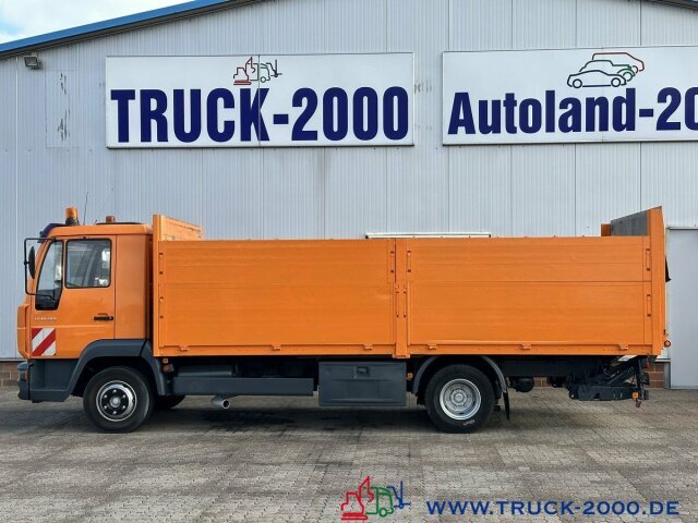 משאית צד נופל/ שטוחה MAN LE10.180 Origi. 177246Km Bordwände 1.20m + LBW2t: תמונה 7