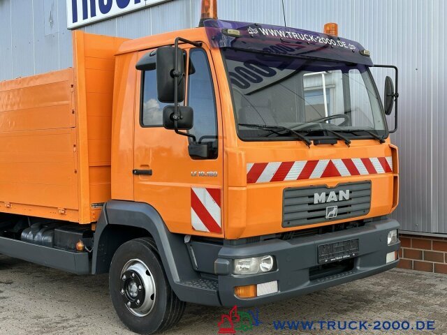 משאית צד נופל/ שטוחה MAN LE10.180 Origi. 177246Km Bordwände 1.20m + LBW2t: תמונה 6