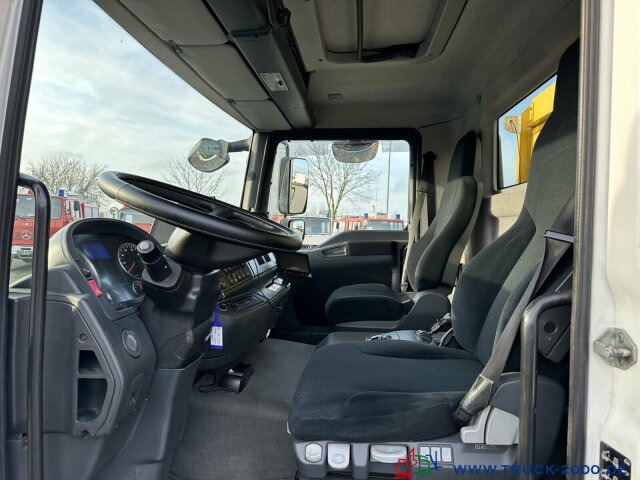 משאית צד נופל/ שטוחה, משאית מנוף MAN TGM 18.250 Kran Hiab 099 gefaltet am Heck 1.Hand: תמונה 15