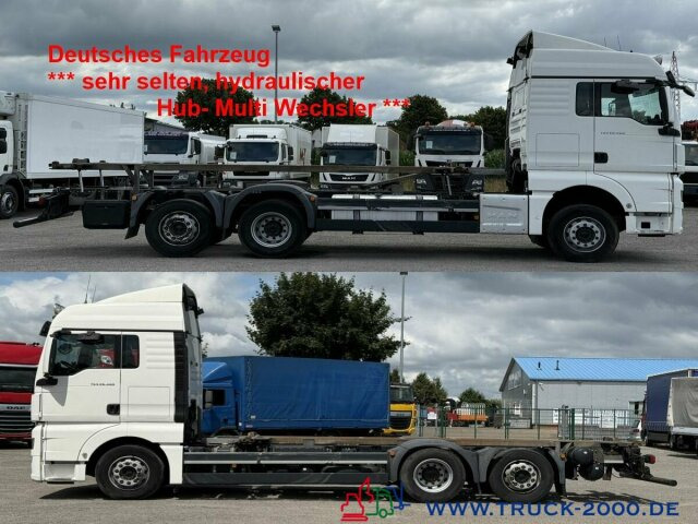 MAN TGX 26.480 XLX Haus Bett hydr Hub Multi Wechsler - מוביל מכולות/ משאית החלפת גוף: תמונה 1 MAN TGX 26.480 XLX Haus Bett hydr Hub Multi Wechsler - מוביל מכולות/ משאית החלפת גוף: תמונה 1