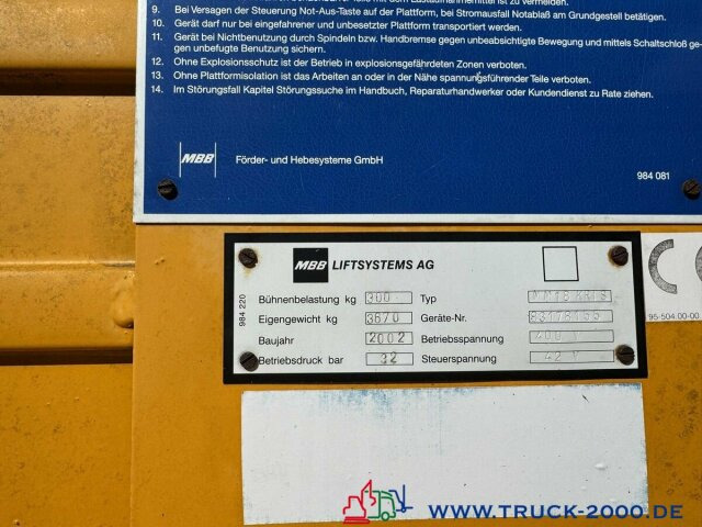 MBB MM 18 Elektro bis 18,10 Meter Arbeitshöhe - פלטפורמה אווירית: תמונה 5 MBB MM 18 Elektro bis 18,10 Meter Arbeitshöhe - פלטפורמה אווירית: תמונה 5