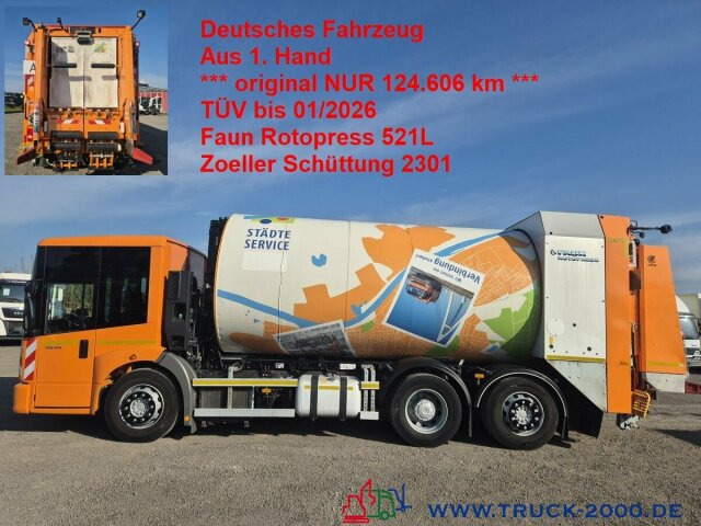 Mercedes-Benz 2635 NGE Faun Rotopress 521L Zoeller Schüttung - משאית אשפה: תמונה 1 Mercedes-Benz 2635 NGE Faun Rotopress 521L Zoeller Schüttung - משאית אשפה: תמונה 1