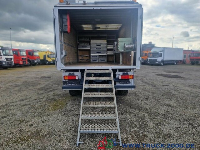 Mercedes-Benz Atego 824 4x4 Ideal Werkstatt-Wohn-Expeditionsmobil - משאית תיבה: תמונה 3 Mercedes-Benz Atego 824 4x4 Ideal Werkstatt-Wohn-Expeditionsmobil - משאית תיבה: תמונה 3