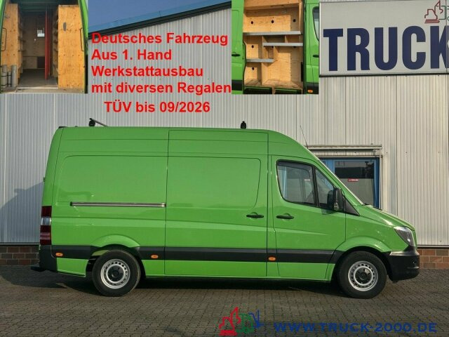 Mercedes-Benz Sprinter 316 Hoch + Lang + Werkstattausbau Klima - כלי רכב מסחרי עם לוח: תמונה 1 Mercedes-Benz Sprinter 316 Hoch + Lang + Werkstattausbau Klima - כלי רכב מסחרי עם לוח: תמונה 1