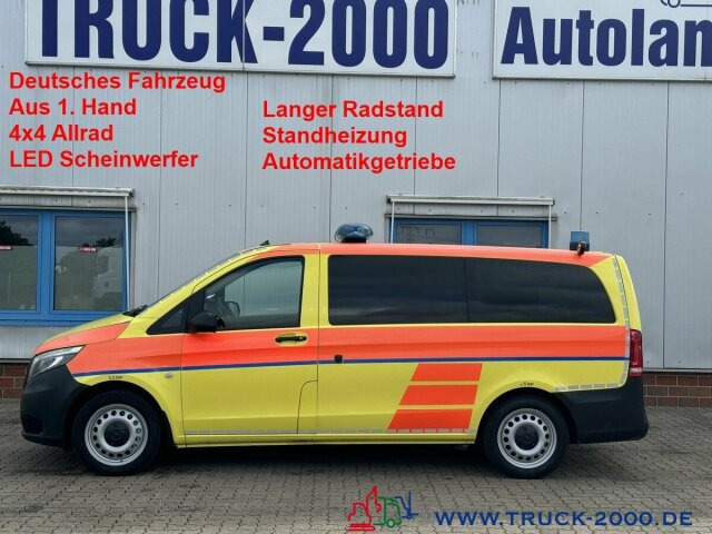Mercedes-Benz Vito119 CDI 4x4 Notarzt Rettung Ambulance Klima - אמבולנס: תמונה 1 Mercedes-Benz Vito119 CDI 4x4 Notarzt Rettung Ambulance Klima - אמבולנס: תמונה 1