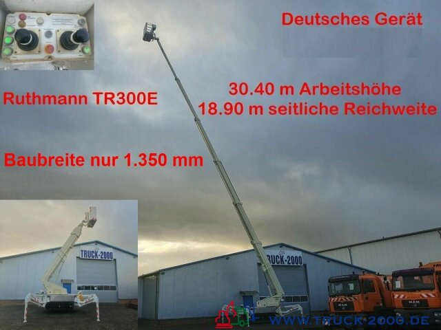 Ruthmann Raupen Arbeitsbühne 30.40 m / seitlich 18.90 m - מוט טלסקופי, במת הרמה ספיידר: תמונה 1 Ruthmann Raupen Arbeitsbühne 30.40 m / seitlich 18.90 m - מוט טלסקופי, במת הרמה ספיידר: תמונה 1