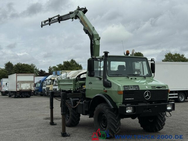 Unimog U 1400 Kran PK 7000B Kran 5+6 Steuerkreis + AHK - כלי רכב מסחרי: תמונה 2 Unimog U 1400 Kran PK 7000B Kran 5+6 Steuerkreis + AHK - כלי רכב מסחרי: תמונה 2