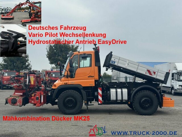 Unimog U 500 Vario Pilot EasyDrive Mähkombi Dücker MK25 - מזהיר: תמונה 1 Unimog U 500 Vario Pilot EasyDrive Mähkombi Dücker MK25 - מזהיר: תמונה 1