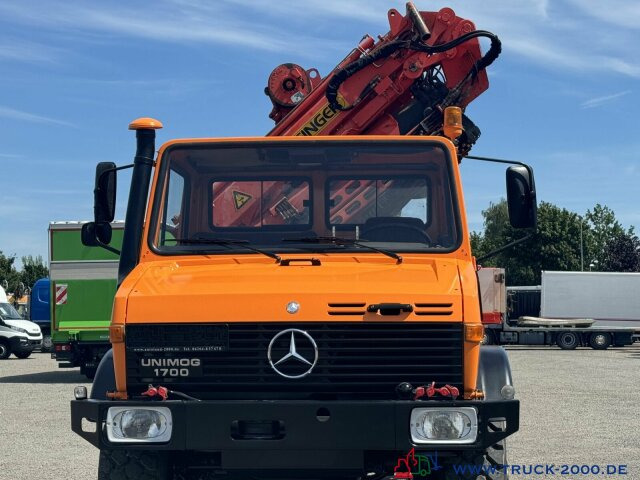 משאית מנוף Unimog U1700 Kran PK16000 + Jib Höhe 22,50m + Winde: תמונה 8