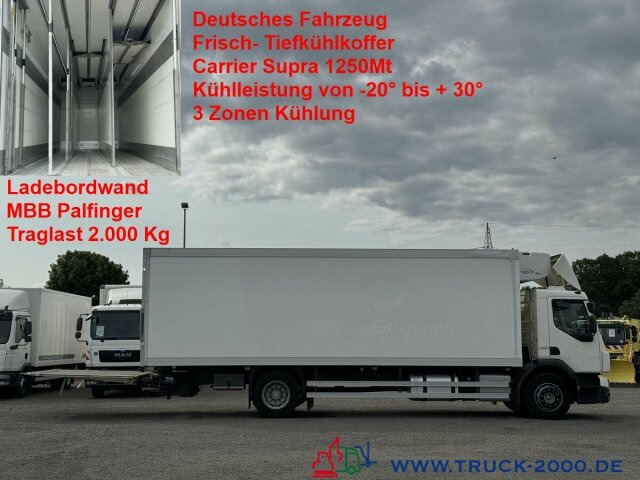Volvo FE 18 280 3 Zonen Frisch- + Tiefkühler Carrier - משאית קירור: תמונה 1 Volvo FE 18 280 3 Zonen Frisch- + Tiefkühler Carrier - משאית קירור: תמונה 1