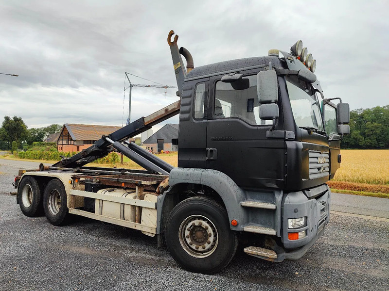 משאית הרמת וו MAN TGA 26.350 6x4 Container AJK Euronorm 3: תמונה 6