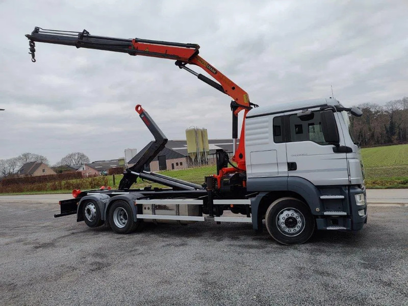 MAN TGS 26.320 Container Multilift + Kraan Palfinger PK16502 - משאית הרמת וו, משאית מנוף: תמונה 3 MAN TGS 26.320 Container Multilift + Kraan Palfinger PK16502 - משאית הרמת וו, משאית מנוף: תמונה 3