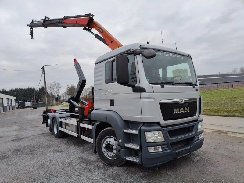 MAN TGS 26.320 Container Multilift + Kraan Palfinger PK16502 - משאית הרמת וו, משאית מנוף: תמונה 2 MAN TGS 26.320 Container Multilift + Kraan Palfinger PK16502 - משאית הרמת וו, משאית מנוף: תמונה 2