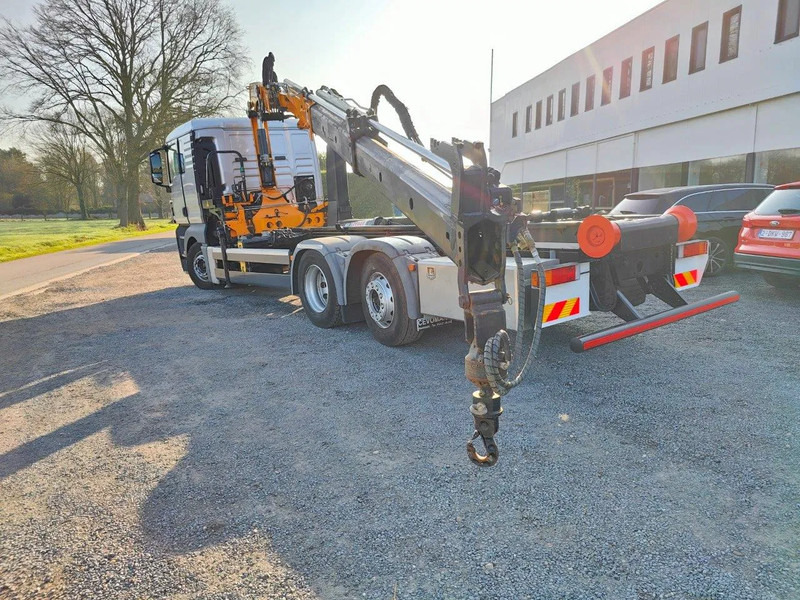 MAN TGX 26.400 6x2 Euro5 Container LEEBUR + Crane Effer 145 - משאית הרמת וו, משאית מנוף: תמונה 5 MAN TGX 26.400 6x2 Euro5 Container LEEBUR + Crane Effer 145 - משאית הרמת וו, משאית מנוף: תמונה 5