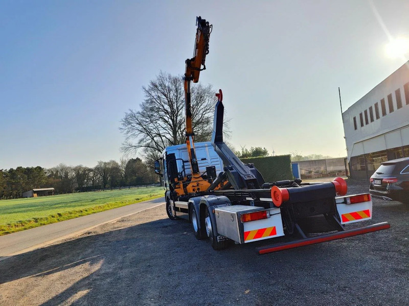 MAN TGX 26.400 6x2 Euro5 Container LEEBUR + Crane Effer 145 - משאית הרמת וו, משאית מנוף: תמונה 3 MAN TGX 26.400 6x2 Euro5 Container LEEBUR + Crane Effer 145 - משאית הרמת וו, משאית מנוף: תמונה 3