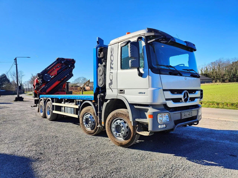 Mercedes-Benz Actros 4151 V8 8x4 Palfinger PK78002 + Flyjib PJ170 - משאית צד נופל/ שטוחה, משאית מנוף: תמונה 2 Mercedes-Benz Actros 4151 V8 8x4 Palfinger PK78002 + Flyjib PJ170 - משאית צד נופל/ שטוחה, משאית מנוף: תמונה 2