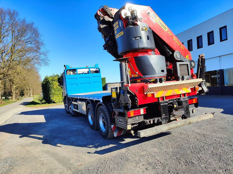 Mercedes-Benz Actros 4151 V8 8x4 Palfinger PK78002 - משאית צד נופל/ שטוחה, משאית מנוף: תמונה 4 Mercedes-Benz Actros 4151 V8 8x4 Palfinger PK78002 - משאית צד נופל/ שטוחה, משאית מנוף: תמונה 4